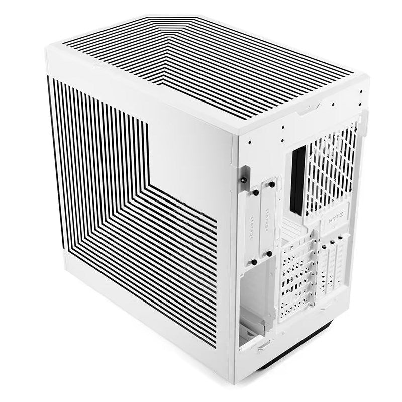 HYTE Y60 Panoramic Tempered Glass E-ATX Mid Tower Gaming Case with 3 Fans - Snow White HYTE Y60 Panoramic Tempered Glass E-ATX Mid Tower Gaming Case with 3 Fans - Snow White